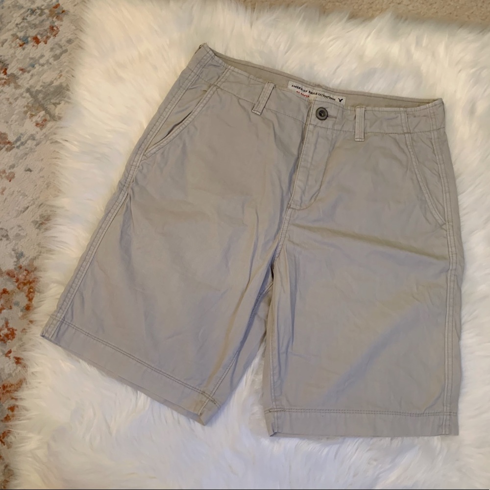 American Eagle Classic Shorts Mens Khaki Tan 32